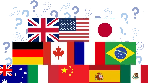 World Flags Quiz - Easy Level