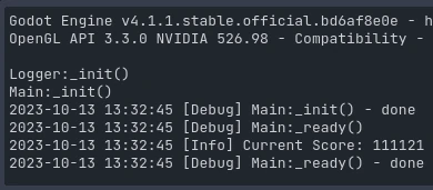 Logentries in debug console