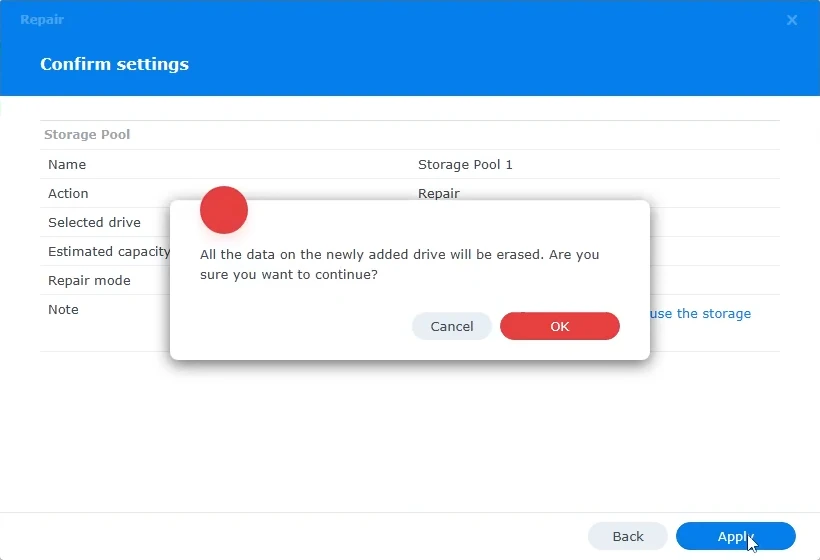 Confirm and continue